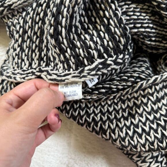 Vintage 80s Margaret O’Leary Men’s Thick Cable Knit Crewneck Sweater - Picture 5 of 7